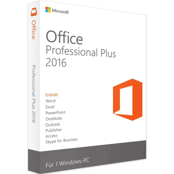 Microsoft Office 2016 Professional Plus Key — Perpetual Windows License product image